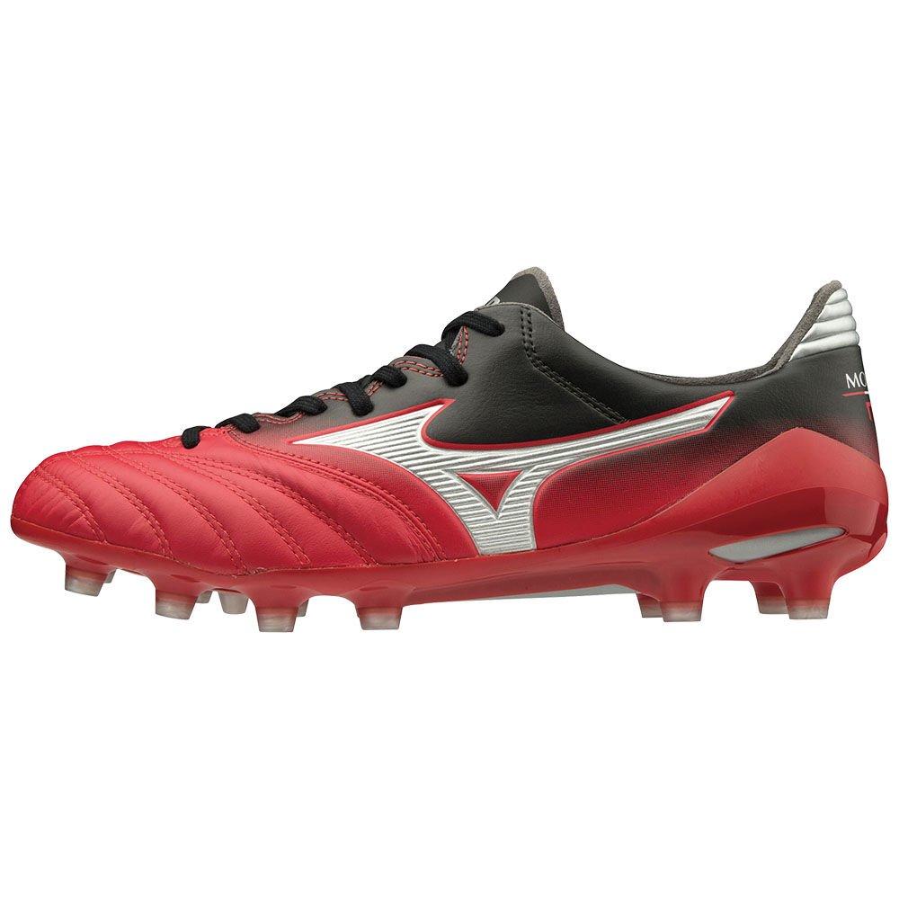 Men's Mizuno Football Boots Red/Silver/Black MORELIA NEO II MD Shoes - P1GA195362